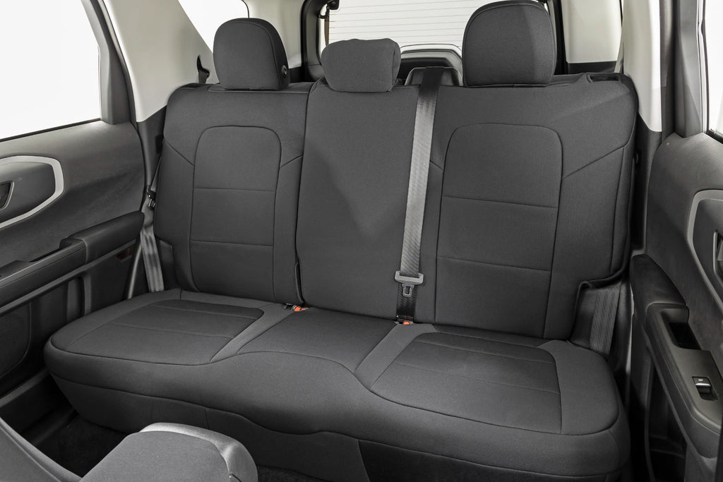 Rough Country Seat Cover Seat Covers Front Row and Rear Row Bench Ford Bronco Sport 4WD (21-23) Rough Country - 91047