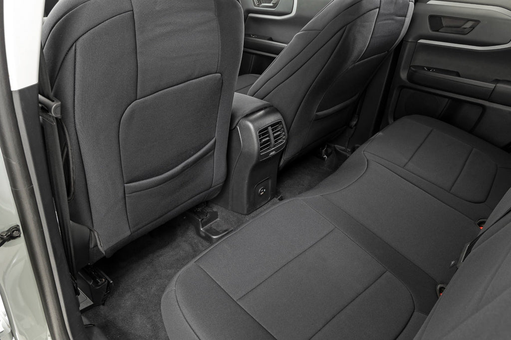Rough Country Seat Cover Seat Covers Front Row and Rear Row Bench Ford Bronco Sport 4WD (21-23) Rough Country - 91047