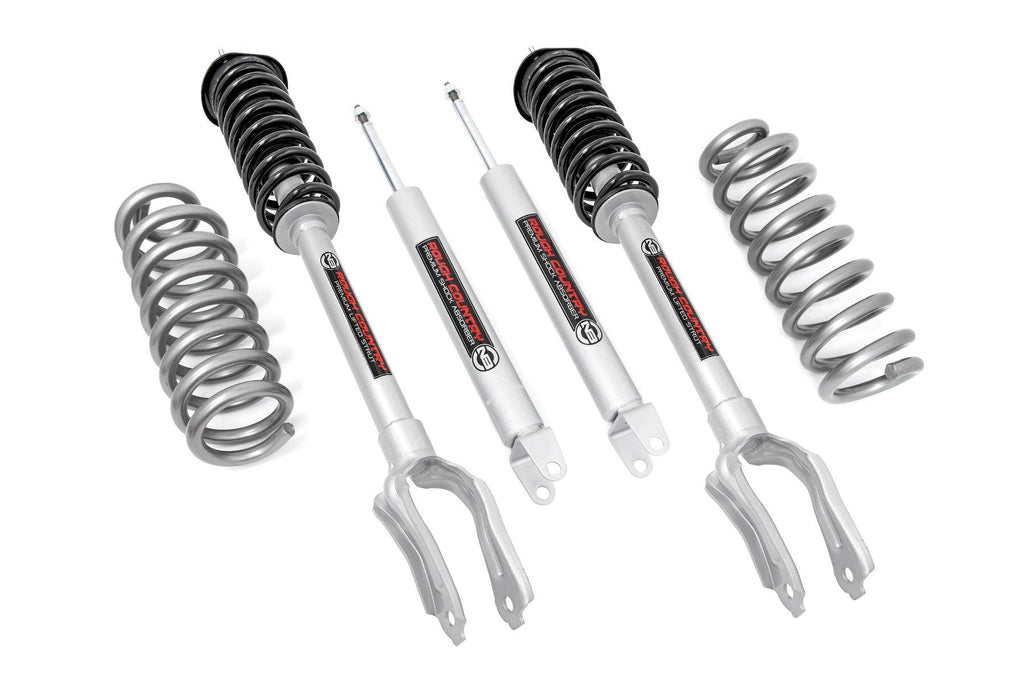 Rough Country Lift Kits 2.5 Inch Lift Kit N3 Struts 11-15 Jeep Grand Cherokee 4WD Rough Country - 91130