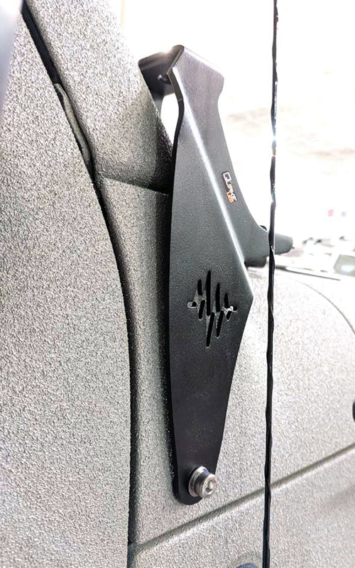 Quake LED Light Bar Jeep Wrangler JL/Gladiator A-Pillar Dual Pod/Single 52 Inch Light Bar Cowl Mount - QBJ913