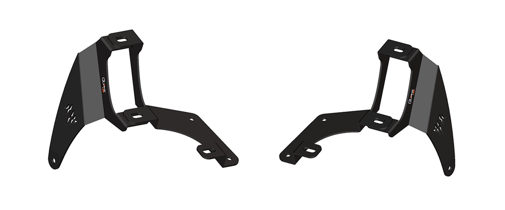 Quake LED Light Bar Jeep Wrangler JL/Gladiator A-Pillar Dual Pod/Single 52 Inch Light Bar Cowl Mount - QBJ913
