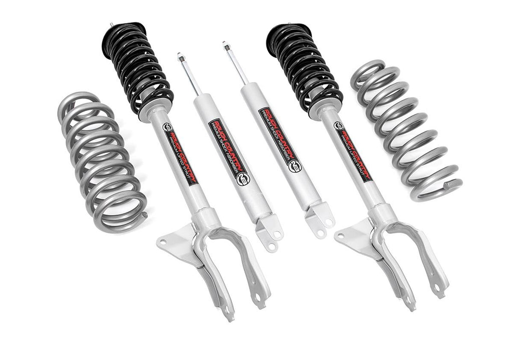 Rough Country Lift Kits 2.5 Inch Lift Kit N3 Struts 16-20 Jeep Grand Cherokee 4WD Rough Country - 91430
