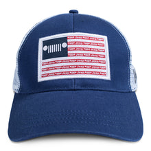 Load image into Gallery viewer, JEDCo Hat Patriot Blue / One Size Fits Most Jeep - Stars &amp; Stripes Hat