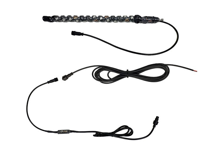 Quake LED Radio Antenna 14 Inch LED RGB Radio Antenna - QW918