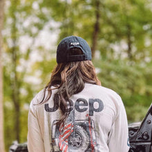 Load image into Gallery viewer, JEDCo Hat Navy Jeep - Wave Dad Hat