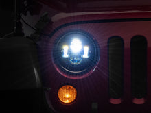 Load image into Gallery viewer, Raxiom Headlights Raxiom 97-18 Jeep Wrangler TJ/JK Axial Series LED Daymaker Headlights- Black Housing (Clear Lens)