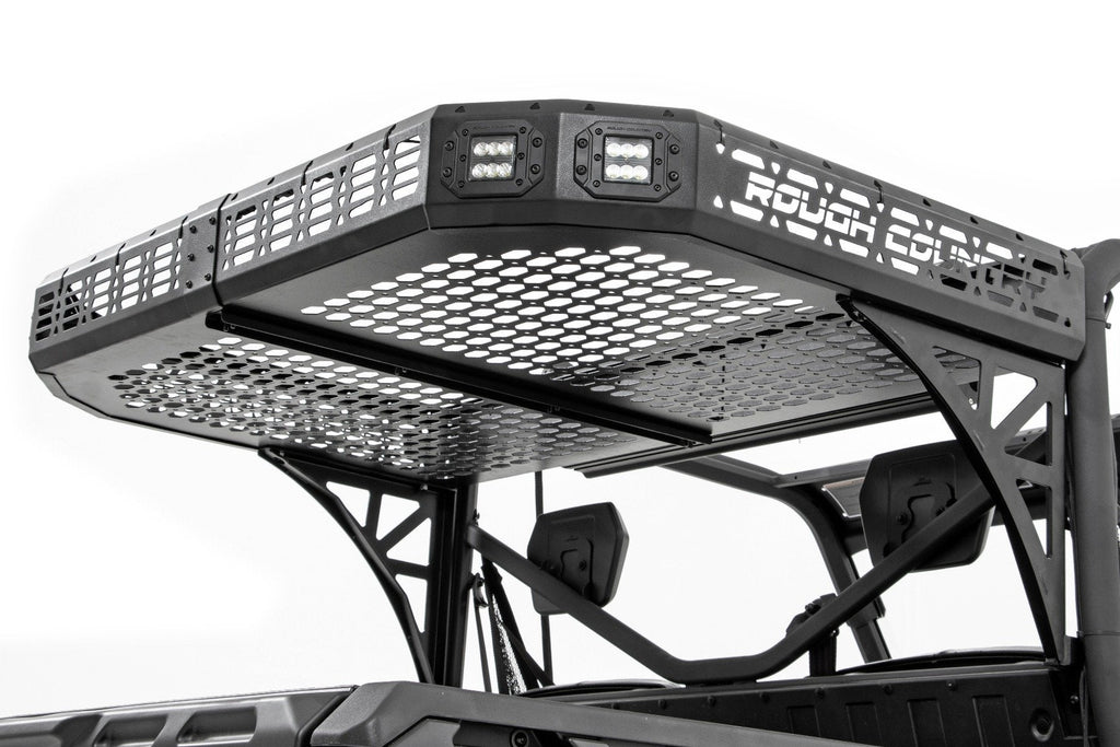 Rough Country Cargo Rack Polaris Rear Cargo Rack w/o Cube Lights (19-20 Ranger 1000XP) Rough Country - 93050