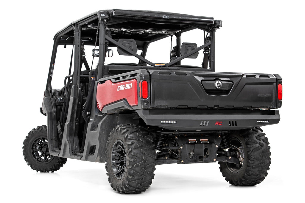 Rough Country Rear Bumpers Can-Am/Polaris Rear Bumper w/LED For 16-21 Defender and 18-21 Ranger Rough Country - 93059