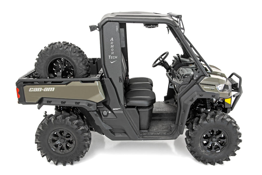 Rough Country Spare Tire Carrier Spare Tire Carrier Bed Side Mount 16-22 Polaris Ranger 1000XP/13-21 Ranger 900XP Rough Country - 93089