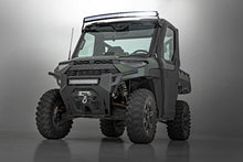 Load image into Gallery viewer, Rough Country LED Light Bars LED Light Front Mount 50 Inch Single Row Black Pair with Factory Wiper 14-22 Polaris Ranger 1000XP Rough Country - 93128