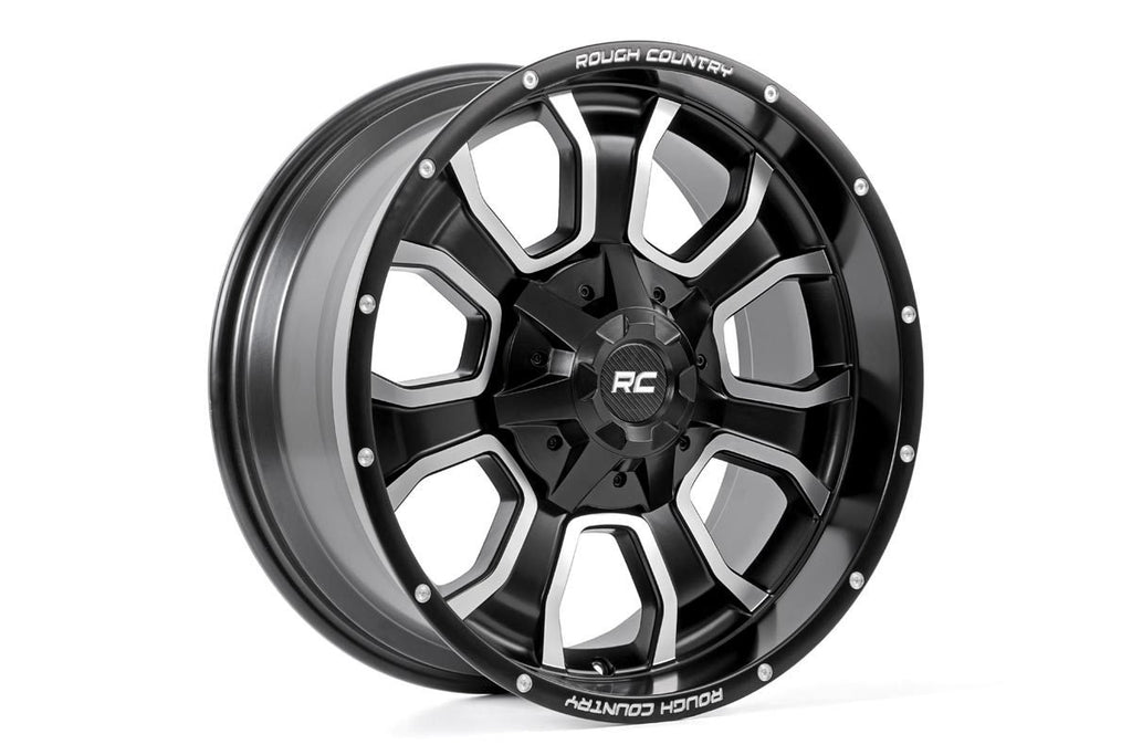 Rough Country Aluminum Wheels One-Piece Series 93 Wheel, 20x10 8x6.5 Rough Country - 93201010