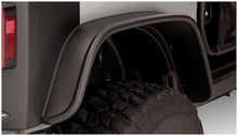 Load image into Gallery viewer, Bushwacker Fender Flares Bushwacker 07-18 Jeep Wrangler Flat Style Flares 2pc Fits 2-Door Sport Utility Only - Black