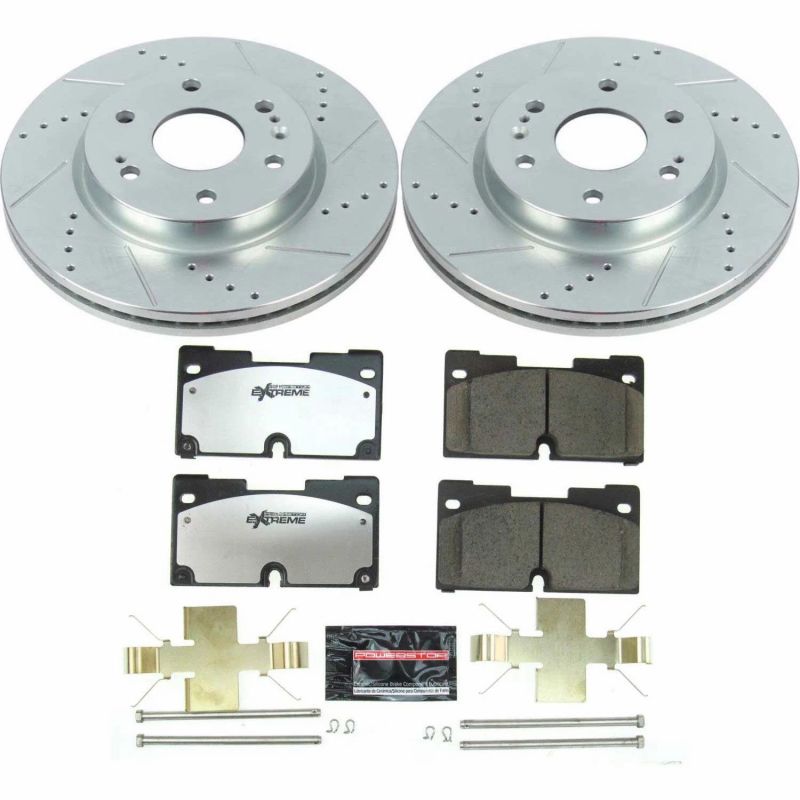 PowerStop Brake Kits - Performance D&S Power Stop 2019 Chevrolet Silverado 1500 Front Z36 Truck & Tow Brake Kit