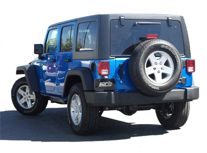 Borla Catback Borla 12-15 Jeep Wrangler 3.6L V6 Auto/Manual Trans Turndown Tip Dual Left Rear Exit Exhaust