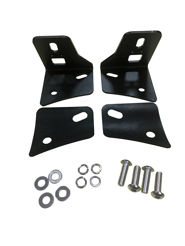Quake LED Light Bar Mounting Kit Jeep TJ/JK A-Pillar Bracket - QBJ946