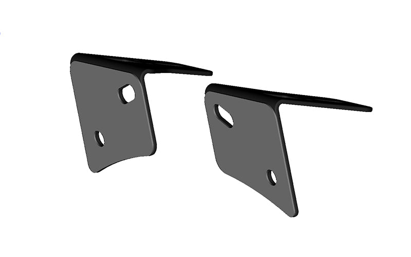 Quake LED Light Bar Mounting Kit Jeep TJ/JK A-Pillar Bracket - QBJ946
