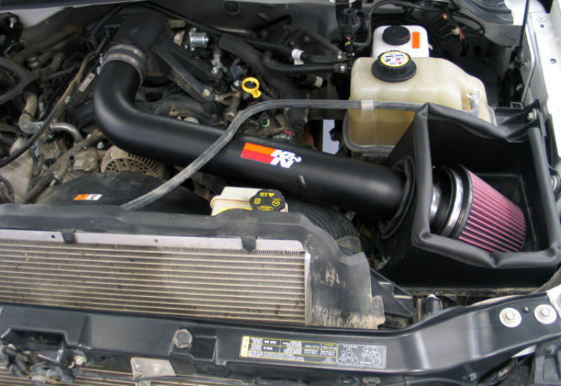 K&N Engineering Cold Air Intakes K&N 07-08 Ford F250 SD V8-5.4L Black High Flow Performance Kit