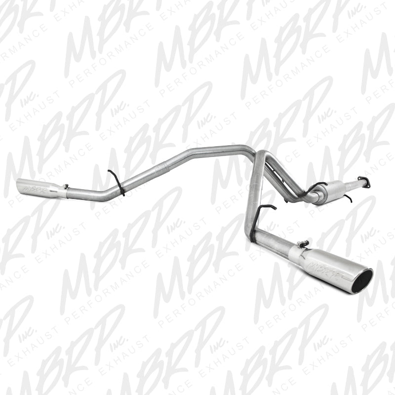 MBRP Catback MBRP 2007-2008 Chev/GMC 1500 (Next Gen.) CC EC (excl. 8 bed) 4.8/5.3L/6.0L Cat Back Dual Split