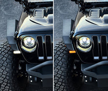 Load image into Gallery viewer, Quake LED Turn Signal Light 3 Inch Jeep Wrangler JL/Gladiator DRL Fender Lights w/Switchback Turn Signal - QTE956