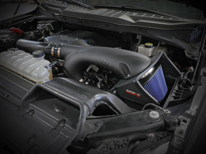 aFe Cold Air Intakes aFe Rapid Induction Cold Air Intake System w/Pro 5R Filter 2021+ Ford F-150 V6-3.5L (tt)