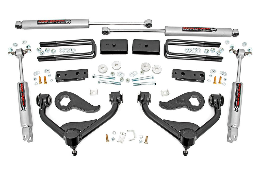 Rough Country Lift Kits 3 Inch GM Bolt-On Suspension Lift Kit 20 2500HD Rough Country - 95830