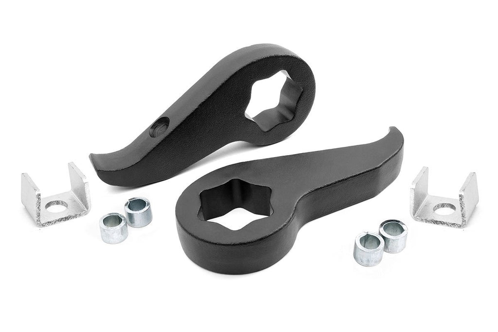 Rough Country Leveling Kit 1.5-2 Inch Leveling Torsion Bar Keys 11-19 Silverado/Sierra 2500HD/3500HD Rough Country - 9593