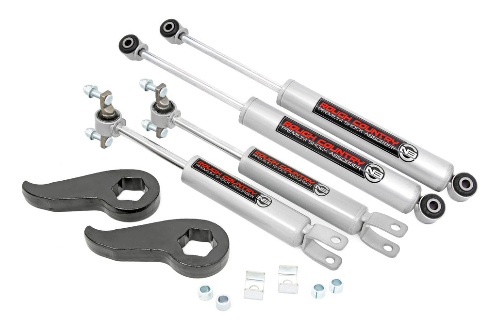 Rough Country Leveling Kit 1.5-2 Inch Leveling Kit N3 11-19 Chevy/GMC 2500HD/3500HD Rough Country - 959331
