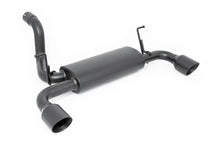 Load image into Gallery viewer, Rough Country Exhaust Jeep Dual Outlet Performance Exhaust - Black 18-20 Wrangler JL/JLU Rough Country - 96003