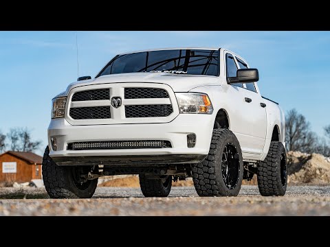 Rough Country Cat Back Exhaust Dual Cat-Back Exhaust System w/Black Tips 09-18 RAM 1500 V8-4.7L, 5.7L Rough Country - 96009