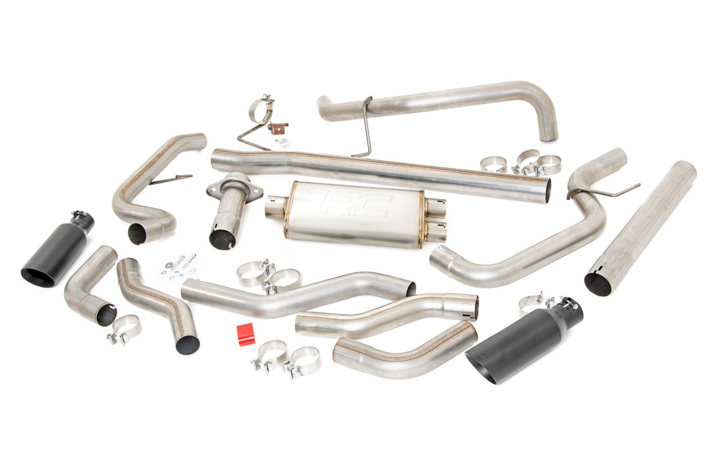Rough Country Exhaust Performance Cat-Back Exhaust 2.7/3.5/5.0L Ford F-150 (21-23) Rough Country - 96018
