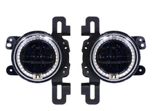 Load image into Gallery viewer, Quake LED Headlight Jeep JL White DRL Halo amber Turn Signal Headlight fog Light Set - QTE962