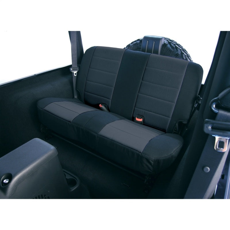 Rugged Ridge Seats Rugged Ridge Neoprene Rear Seat Cover 97-02 Jeep Wrangler TJ