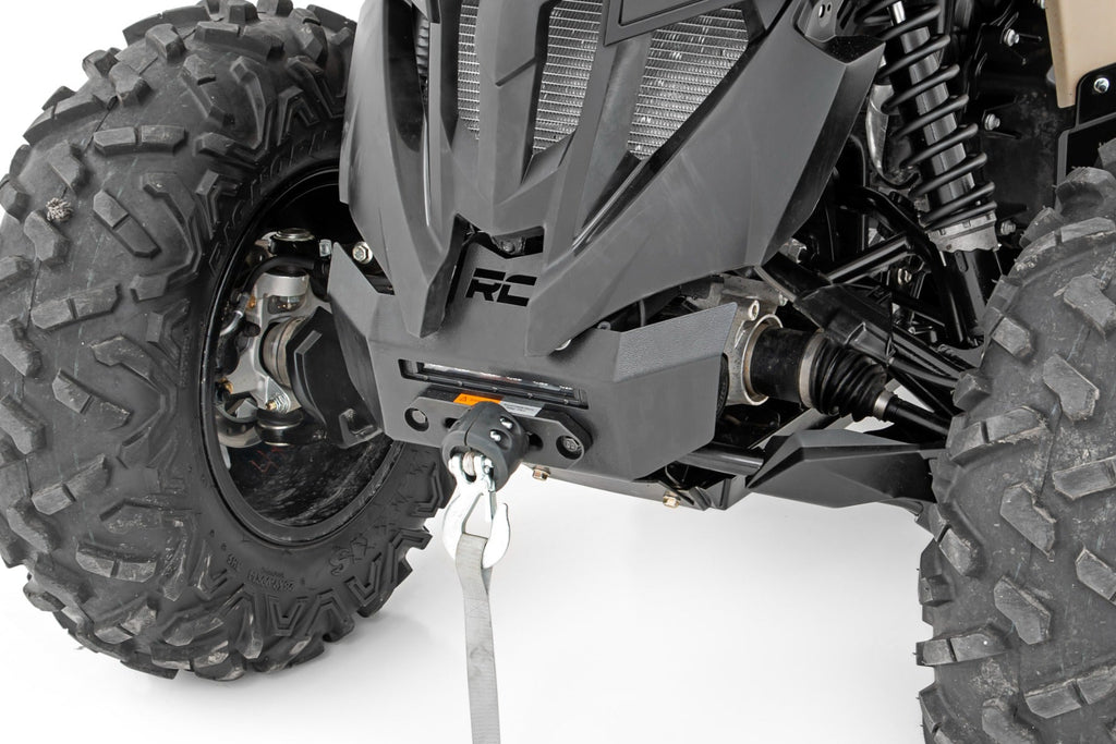 Rough Country Front Winch Bumpers Winch Bumper Black Series LED 6 Inch Light Slime Line 13-21 Can-Am Renegade Rough Country - 97072