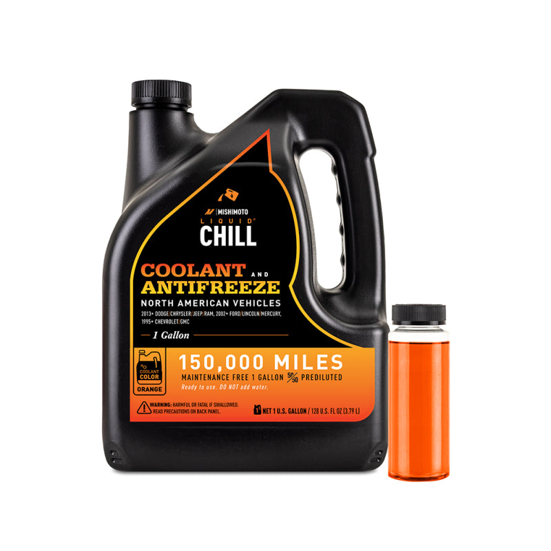 Mishimoto Coolants Mishimoto Liquid Chill EG Coolant, North American Vehicles, Orange