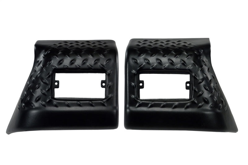 Rugged Ridge Body Armor & Rock Rails Rugged Ridge Front Fender Guards Body Armor 97-06 Jeep Wrangler