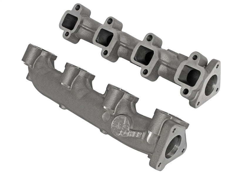 aFe Headers & Manifolds aFe Power BladeRunner Ported Ductile Iron Exhaust Manifold 01-16 GM Diesel Trucks V8-6.6L (td)