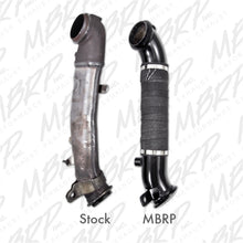 Load image into Gallery viewer, MBRP Downpipes MBRP 11-13 Chev/GMC 6.6L Duramax 3in Turbo Down Pipe Black