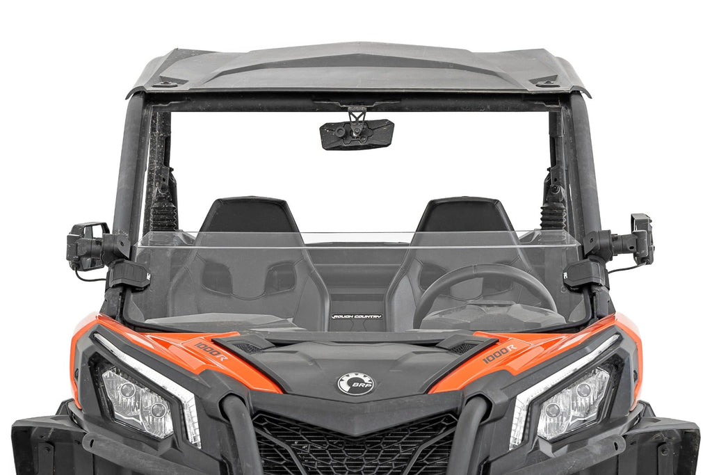 Rough Country Windshield Half Windshield Scratch Resistant Can-Am Maverick Sport Rough Country - 98101931