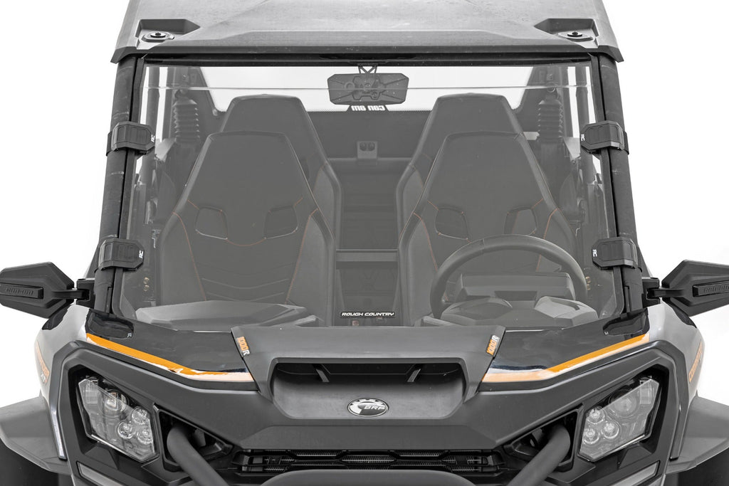 Rough Country Windshield Full Windshield Scratch Resistant Can-Am Commander XT (21-22) Rough Country - 98102230