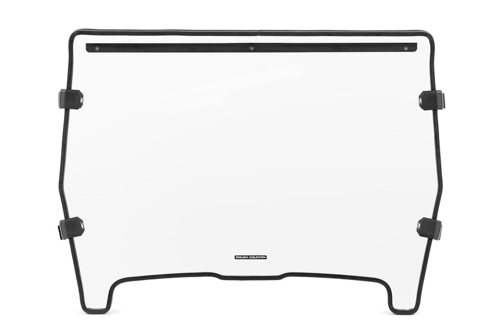 Rough Country Windshield Full Windshield Scratch Resistant John Deere Gator (12-20) Rough Country - 98122270