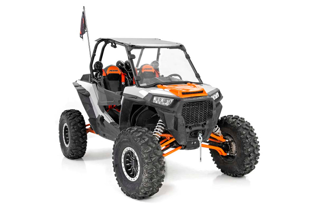 Rough Country Windshield Polaris RZR Scratch Resistant Full Windshield For 2014-Pres Polaris Rzr 1000/900 Rough Country - 98141810