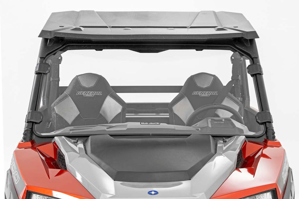 Rough Country Windshield Scratch Resistant Full Windshield 16-20 Polaris General Rough Country - 98162010