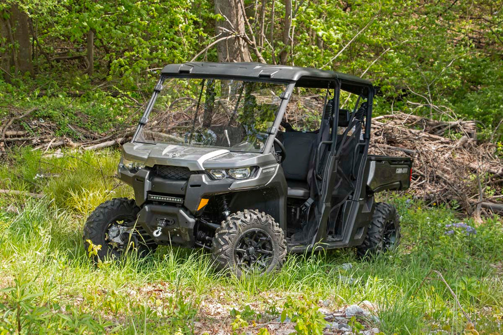 Rough Country Windshield Scratch Resistant Full Windshield 16-20 Can-Am Defender Rough Country - 98162030