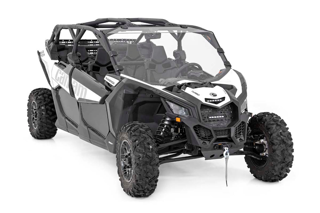Rough Country Windshield Can-Am Scratch Resistant Full Windshield 17-20 Maverick X3 Rough Country - 98172030