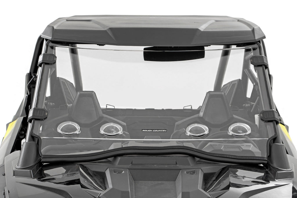 Rough Country Windshield Polaris Full Windshield Vented 20-21 Polaris RZR PRO XP 4WD Rough Country - 98202010