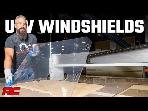 Rough Country Windshield Vented Full Windshield Scratch Resistant Yamaha Rhino 450 (06-08)/Rhino 660 (04-07) Rough Country - 98241240