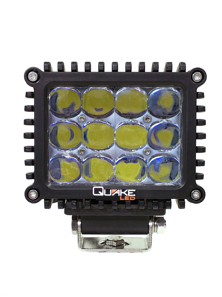Quake LED Work Light 4 in. 60W 4D Spot RGB Accent Work Light - QFR990