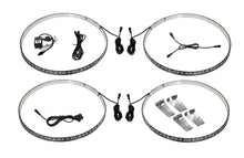 Load image into Gallery viewer, Quake LED Wheel Accent Light 15.5 Inch Universal RGB Wheel Lights Kits - QTE995