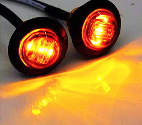Quake LED Side Marker Light Amber Side Marker Lamp 6 Pack - QAF996
