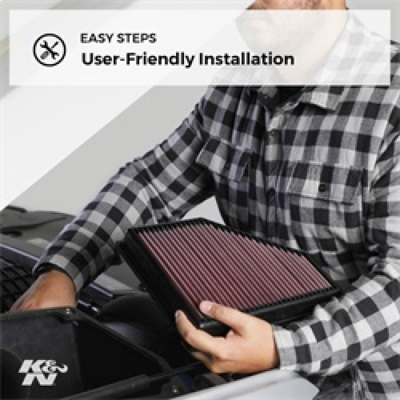 K&N Engineering Air Filters - Drop In K&N 17-19 SUZUKI SWIFT V L4-1.4L F/I Drop In Air Filter